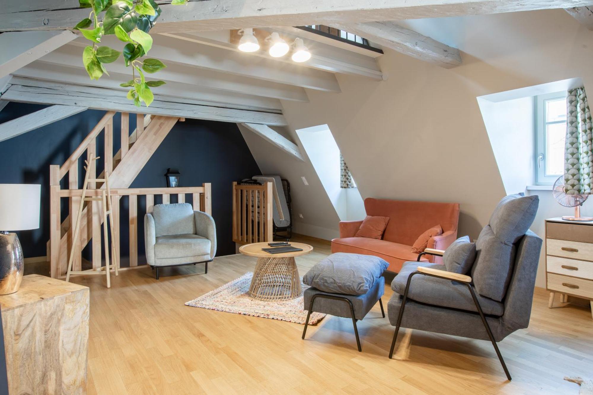 Apartament Duplex Atypique Au Coeur De Miluza Zewnętrze zdjęcie