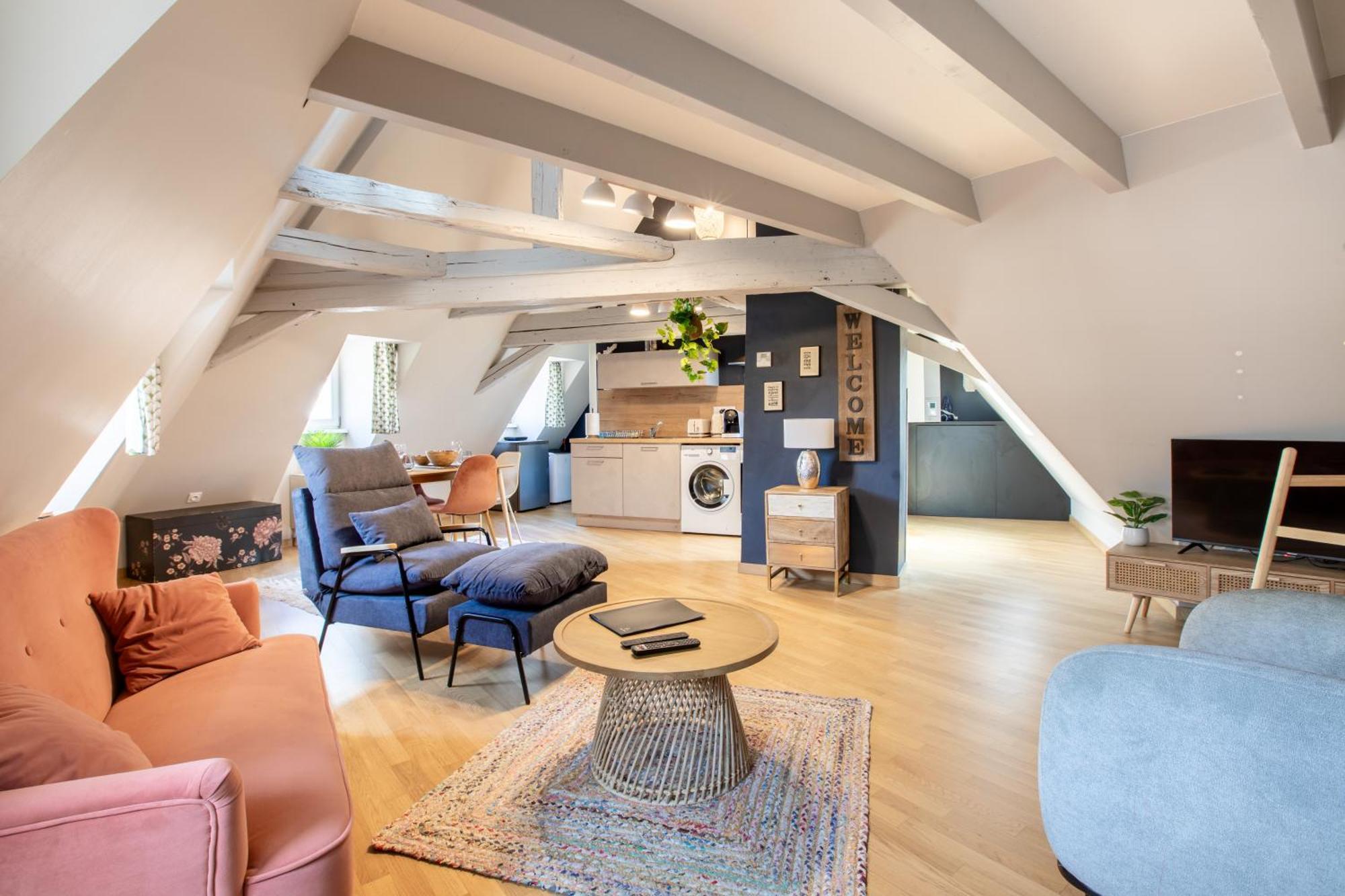Apartament Duplex Atypique Au Coeur De Miluza Zewnętrze zdjęcie