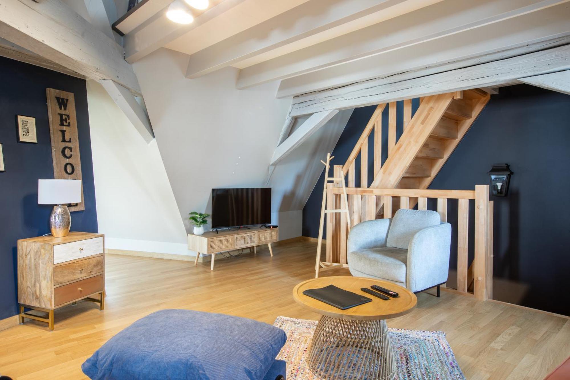 Apartament Duplex Atypique Au Coeur De Miluza Zewnętrze zdjęcie